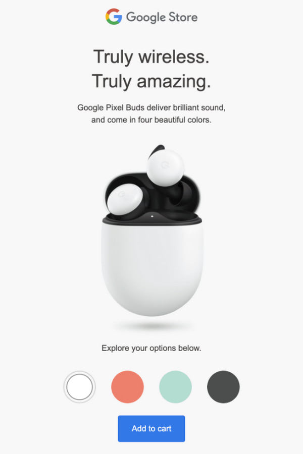 Рассылка от Google